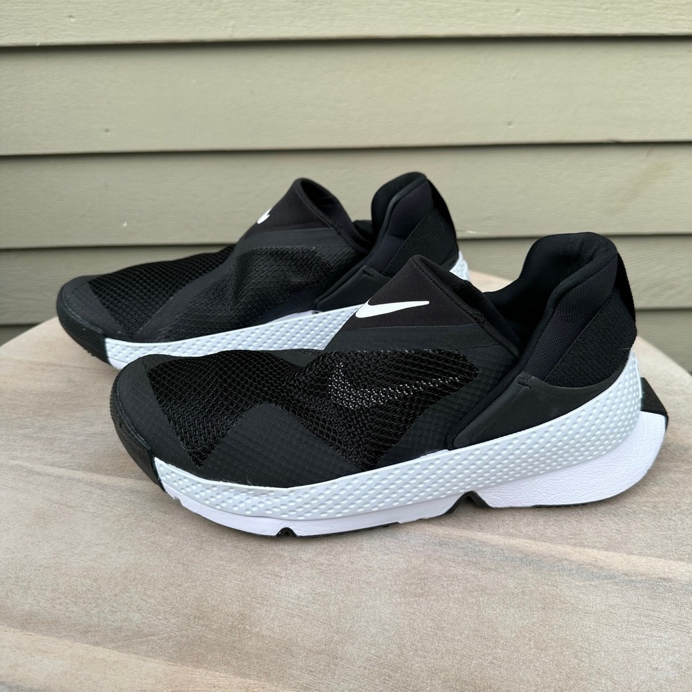 Nike Go FlyEase Black White DR5540-002 Womens Size 8.5 Hands Free Sneakers New - Picture 4 of 16